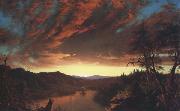 Frederic E.Church Twilight in the Wilderness oil on canvas